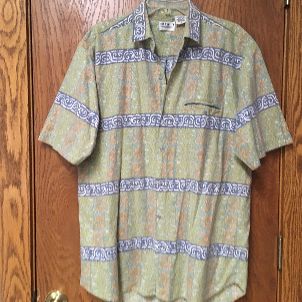 Vintage Batik Indian Print Summer Shirt